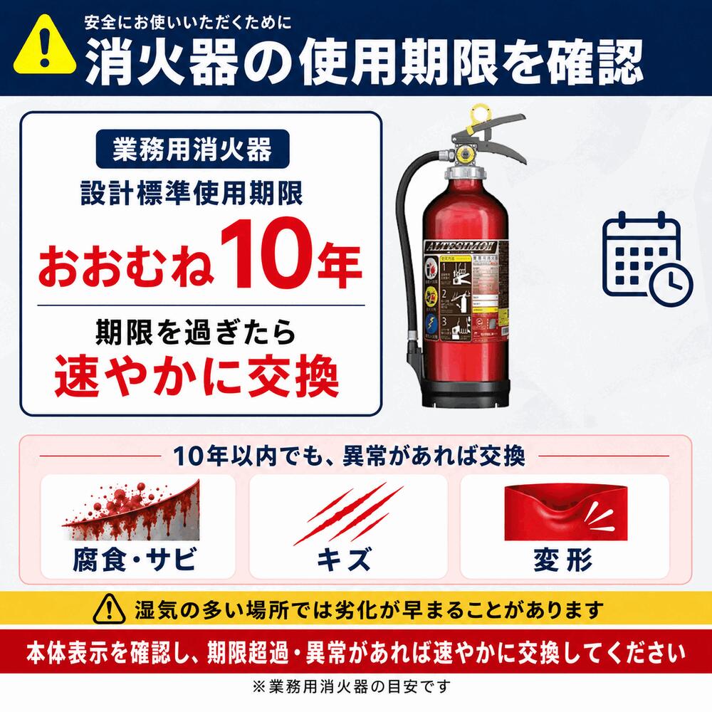 【12本まで即日出荷】2026年製 MEA10Z 10型消火器 モリタ宮田工業 ABCk火災対応 粉末蓄圧式 新品用リサイクルシール付き ※10時までの注文で最短当日発送 - 火消し屋.Shop