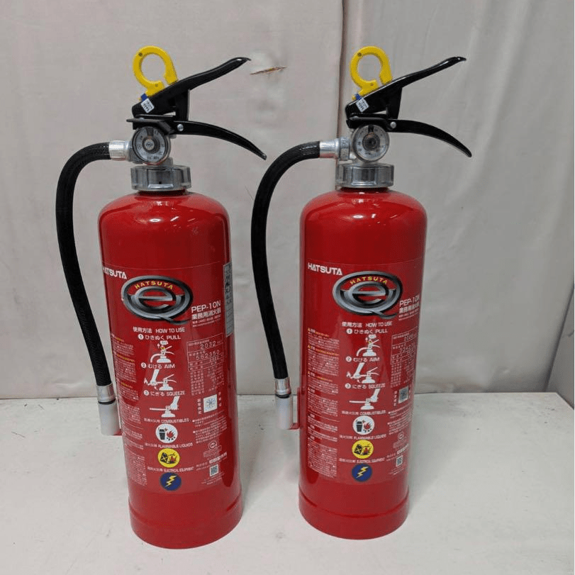 【2025年製】 初田製作所　ABC粉末蓄圧式10型消火器　PEP - 10N　※新品用リサイクルシール付き - 火消し屋.Shop