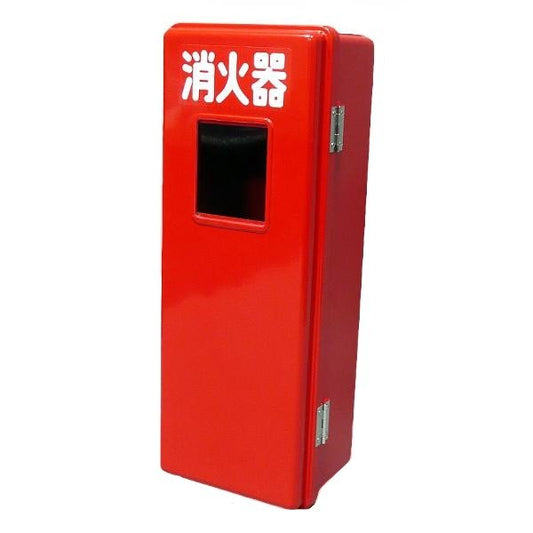 加納化成 消火器格納箱プラスチック(FRP)製 セフター 赤色窓無 10型1本